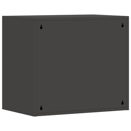 Armadio a muro per garage Nero 60 x 40 x 53 cm | homemem39
