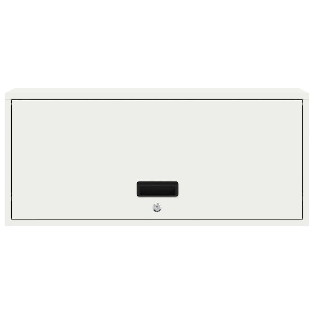 Armadio a muro per garage Bianco 80 x 33 x 35 cm | homemem39