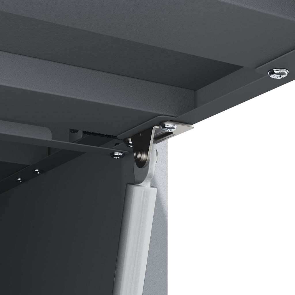 Armadio a muro per garage Antracite 80 x 33 x 35 cm | homemem39