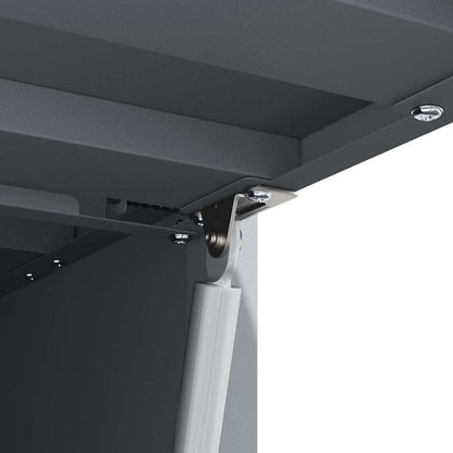 Armadio a muro per garage Antracite 80 x 33 x 35 cm | homemem39