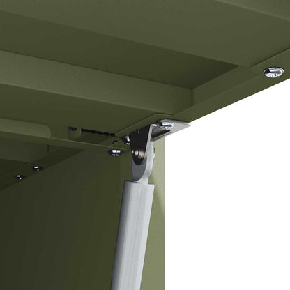 Armadio a muro per garage Oliver verde 80 x 33 x 35 cm