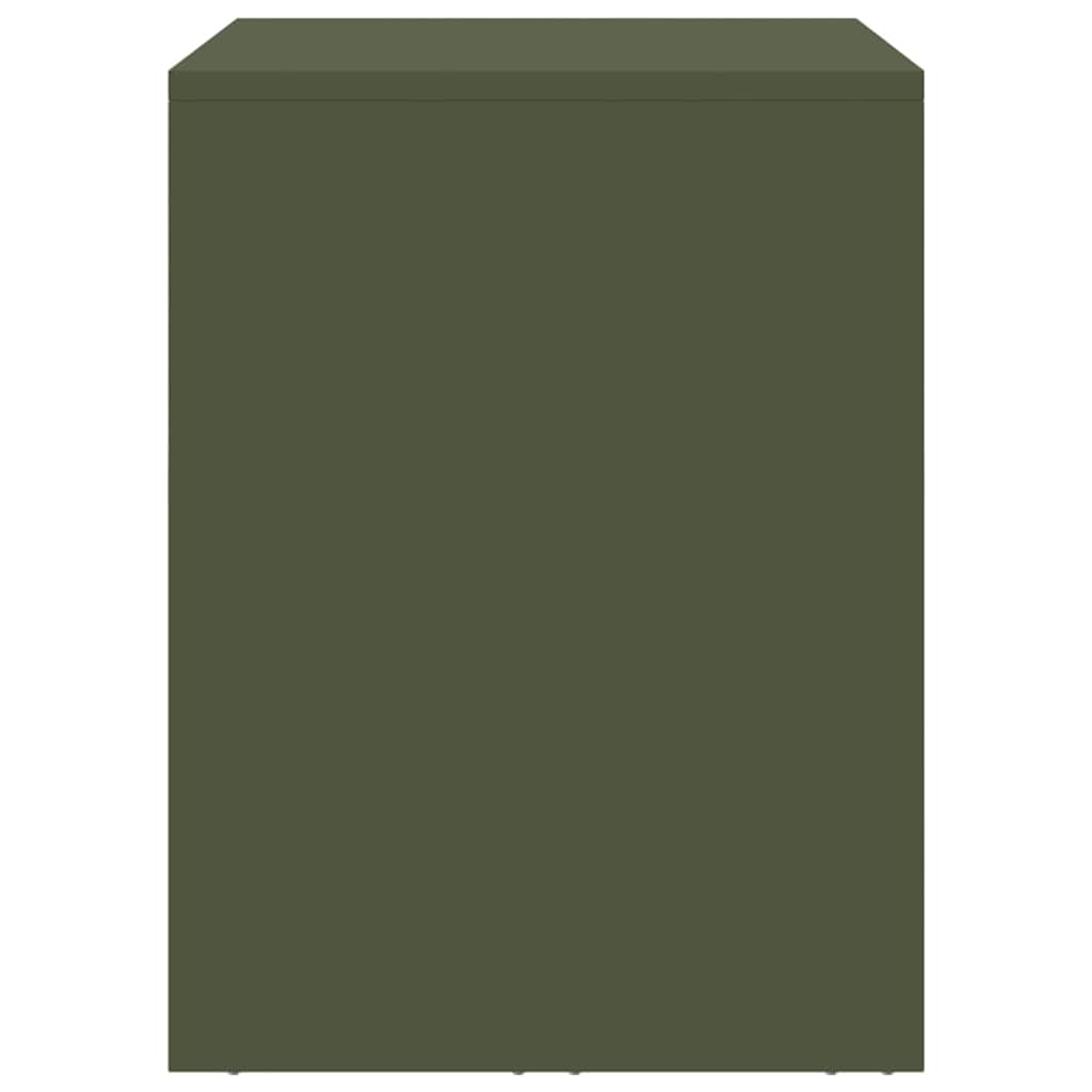 Armadio a muro per garage Oliver verde 80 x 33 x 35 cm | homemem39