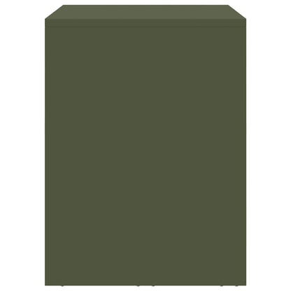 Armadio a muro per garage Oliver verde 80 x 33 x 35 cm | homemem39
