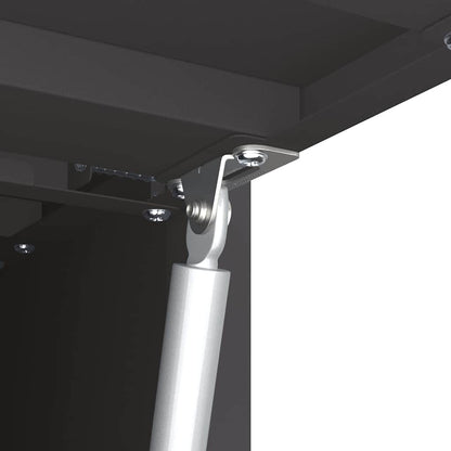 Armadio a muro per garage Nero 60 x 33 x 35 cm | homemem39