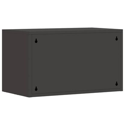 Armadio a muro per garage Nero 60 x 33 x 35 cm | homemem39