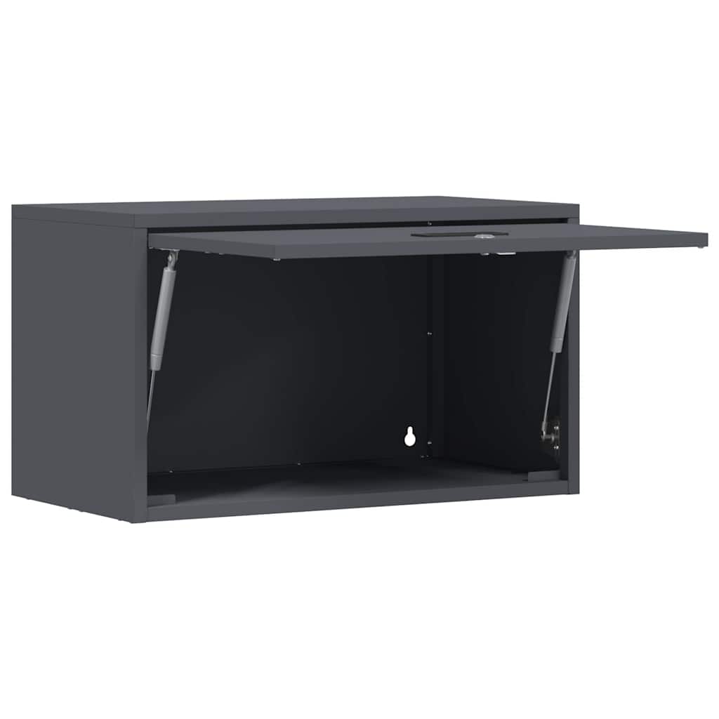 Armadio a muro per garage Antracite 60 x 33 x 35 cm | homemem39