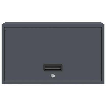 Armadio a muro per garage Antracite 60 x 33 x 35 cm | homemem39