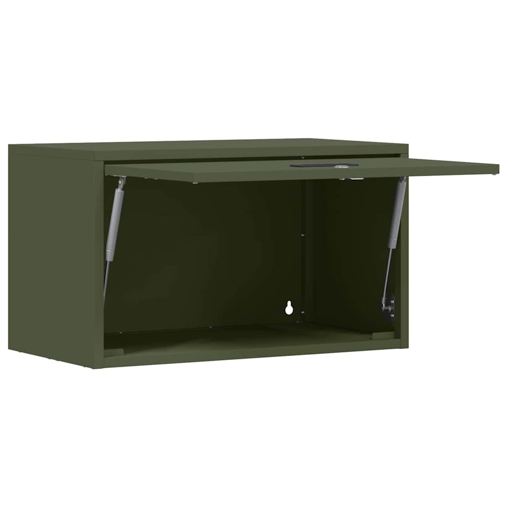 Armadio a muro per garage Oliver verde 60 x 33 x 35 cm | homemem39