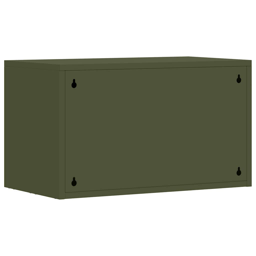 Armadio a muro per garage Oliver verde 60 x 33 x 35 cm | homemem39