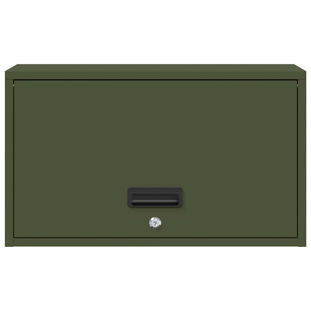 Armadio a muro per garage Oliver verde 60 x 33 x 35 cm | homemem39