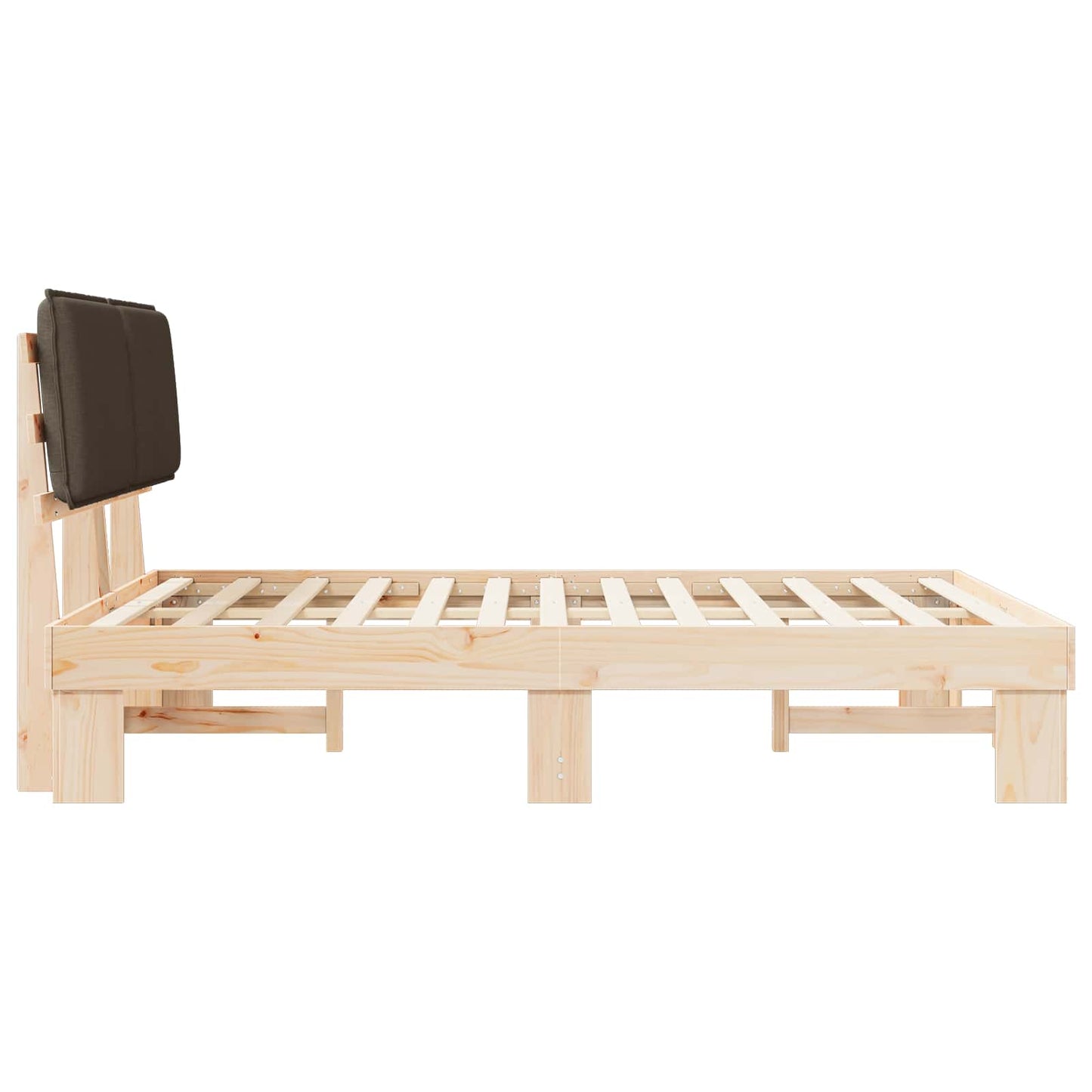 Letto con Testiera Rivestita Talpa 140 x 200 cm Pino massello | homemem39