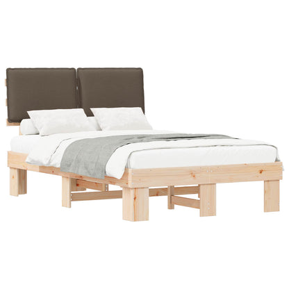 Letto con Testiera Rivestita Talpa 120 x 190 cm Pino massello | homemem39