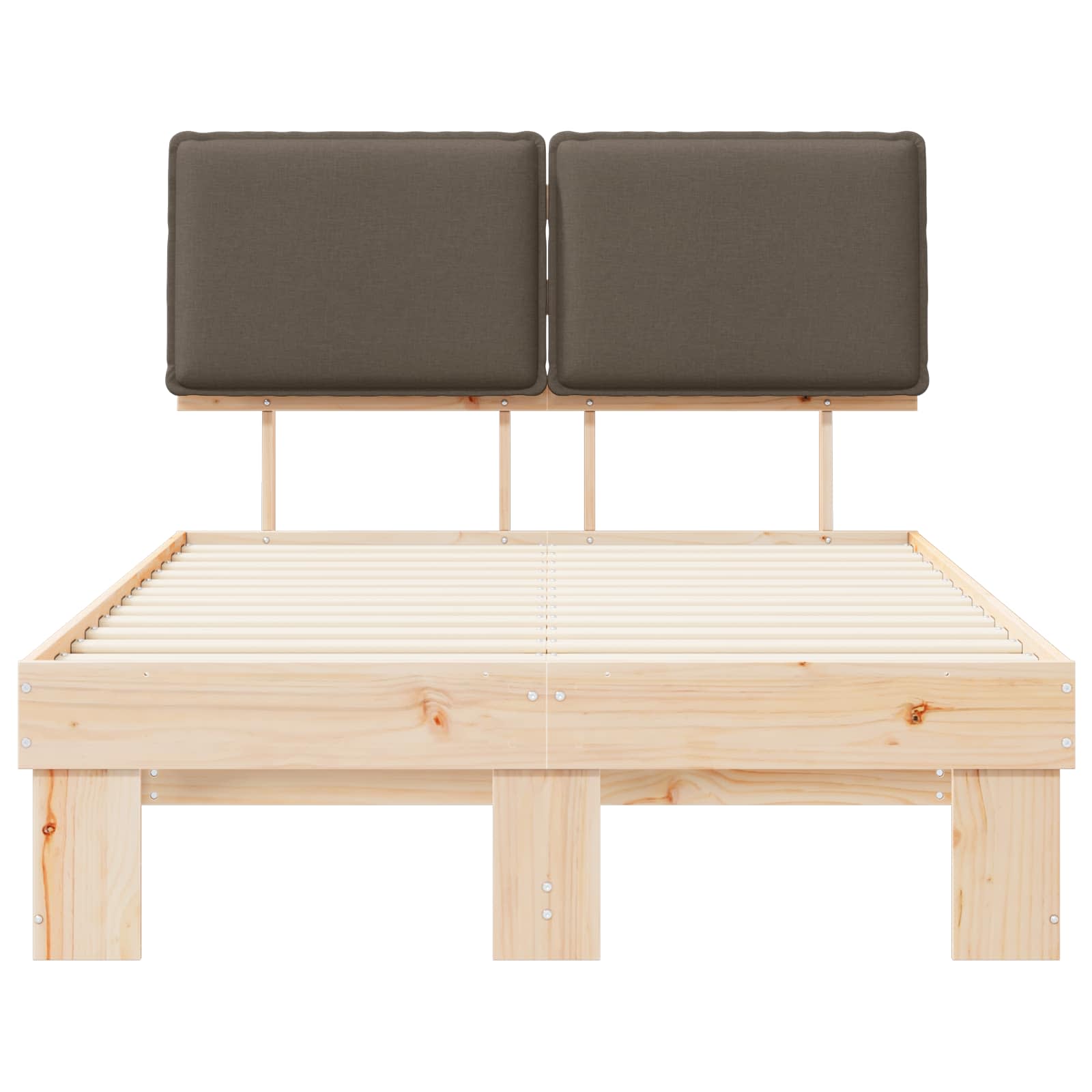 Letto con Testiera Rivestita Talpa 120 x 190 cm Pino massello | homemem39
