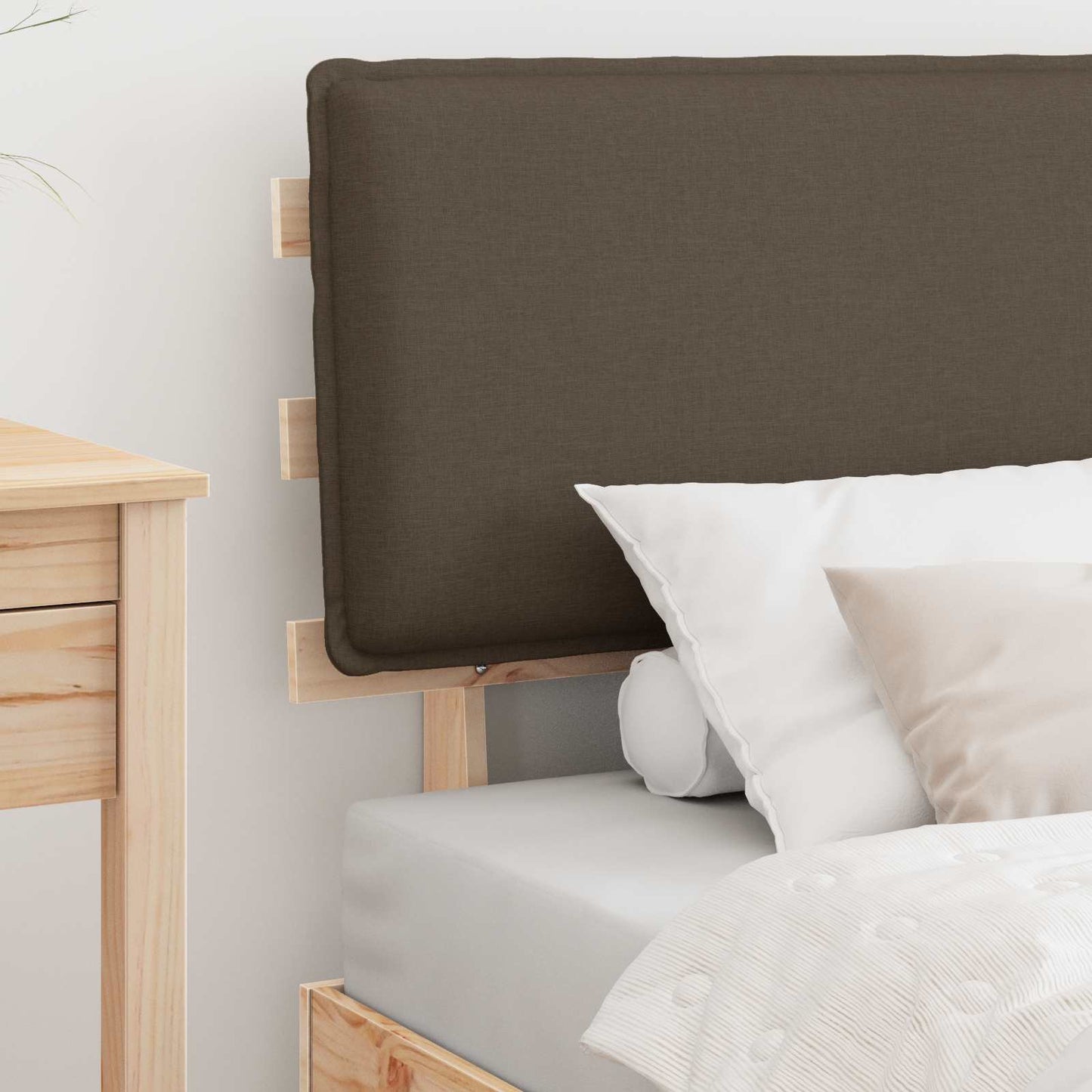 Letto con Testiera Rivestita Talpa 80 x 200 cm Pino massello | homemem39