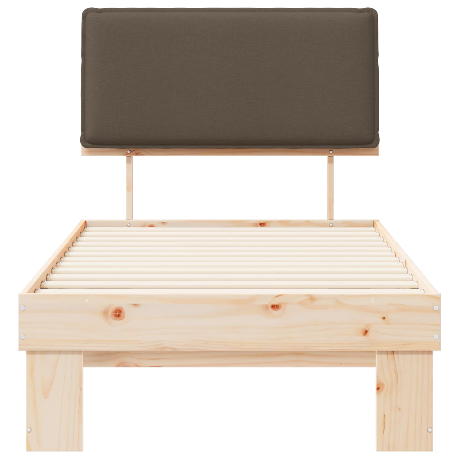 Letto con Testiera Rivestita Talpa 80 x 200 cm Pino massello | homemem39
