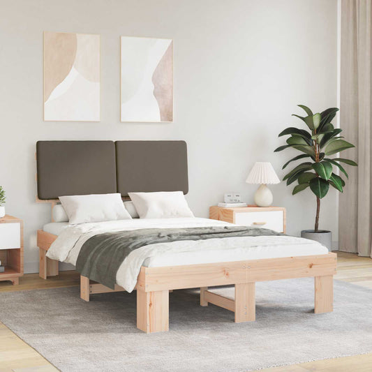 Letto con Testiera Rivestita Talpa 120 x 200 cm Pino massello | homemem39