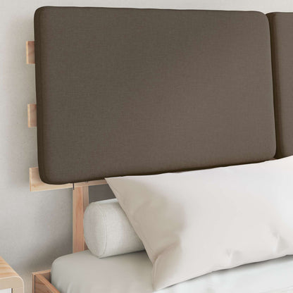 Letto con Testiera Rivestita Talpa 120 x 190 cm Pino massello