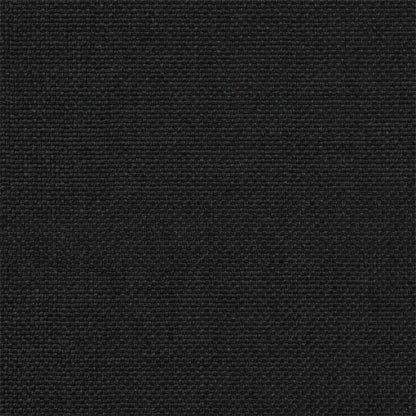 Letto con Testiera Rivestita Nero 90 x 200 cm Pino massello