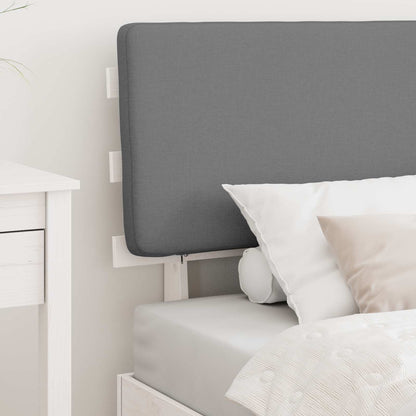 Letto con Testiera Rivestita Grigio chiaro 90 x 190 cm | homemem39