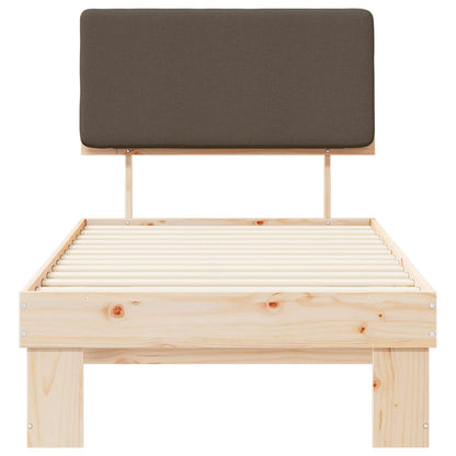 Letto con Testiera Rivestita Talpa 75 x 190 cm Pino massello