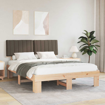 Letto con Testiera Rivestita Talpa 160 x 200 cm Pino massello | homemem39