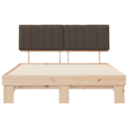 Letto con Testiera Rivestita Talpa 160 x 200 cm Pino massello | homemem39