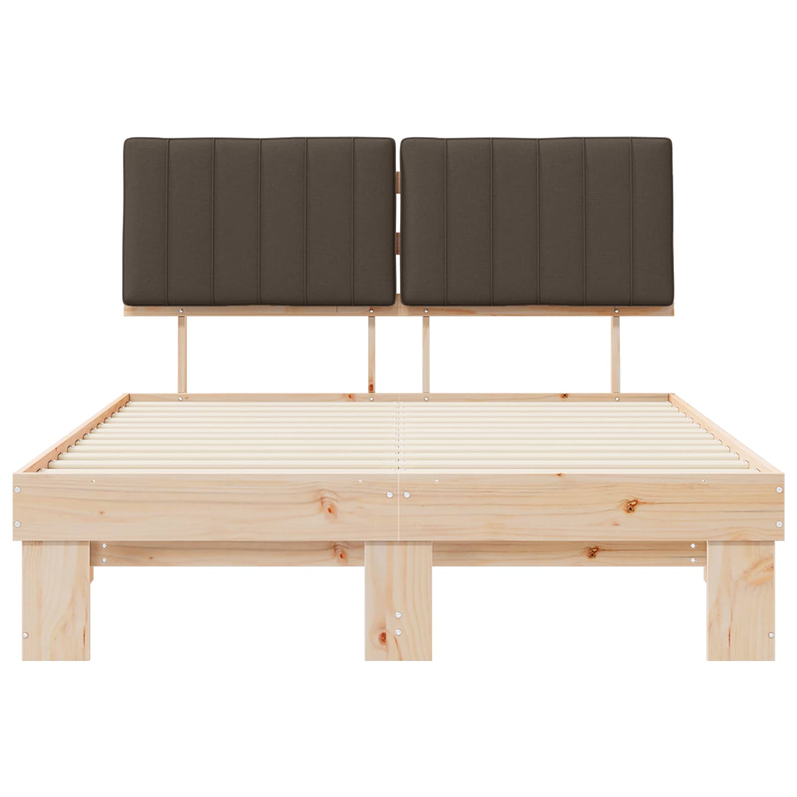 Letto con Testiera Rivestita Talpa 140 x 200 cm Pino massello | homemem39