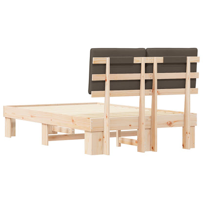 Letto con Testiera Rivestita Talpa 120 x 190 cm Pino massello | homemem39