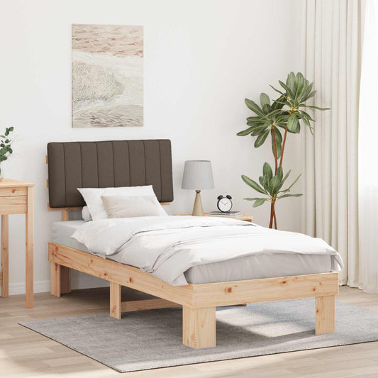 Letto con Testiera Rivestita Talpa 90 x 200 cm Pino massello | homemem39