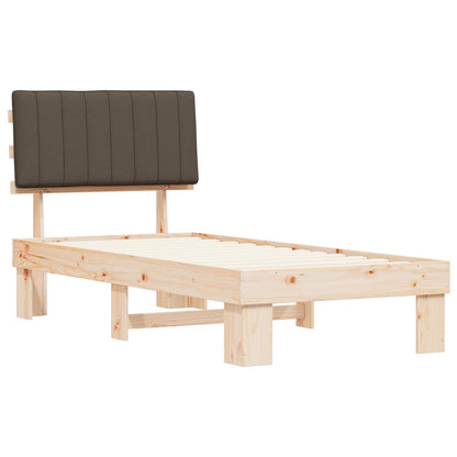 Letto con Testiera Rivestita Talpa 90 x 200 cm Pino massello | homemem39