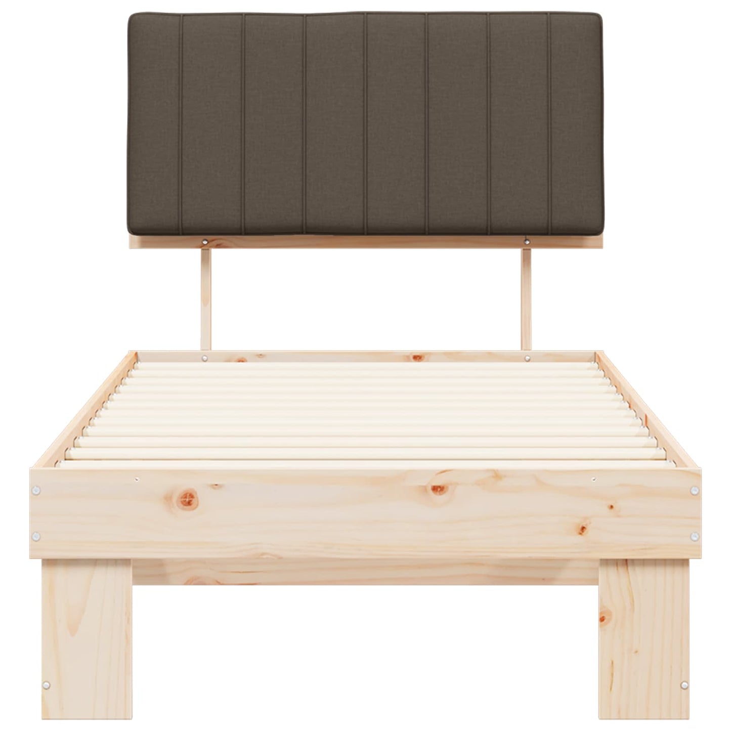 Letto con Testiera Rivestita Talpa 90 x 200 cm Pino massello | homemem39