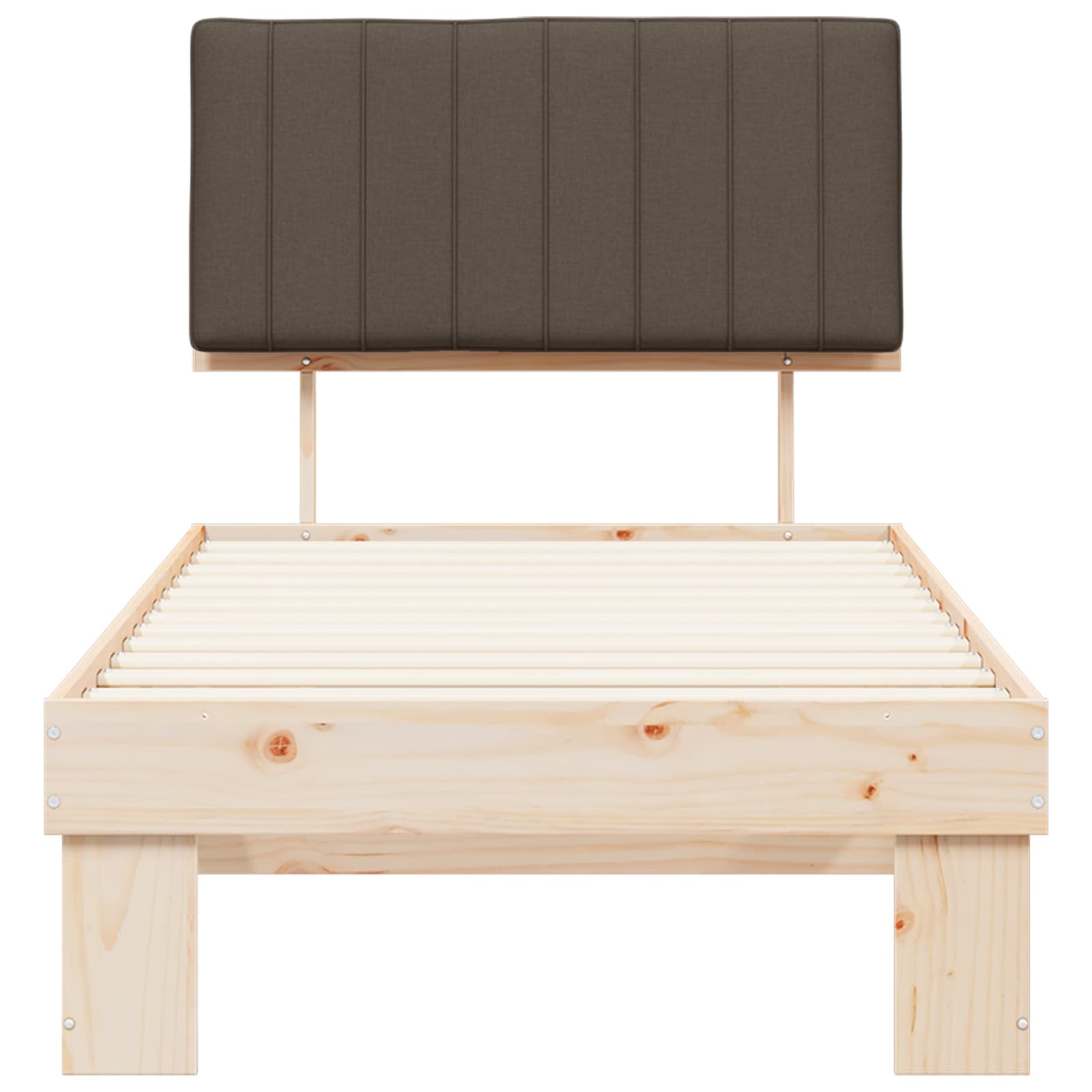 Letto con Testiera Rivestita Talpa 90 x 200 cm Pino massello | homemem39