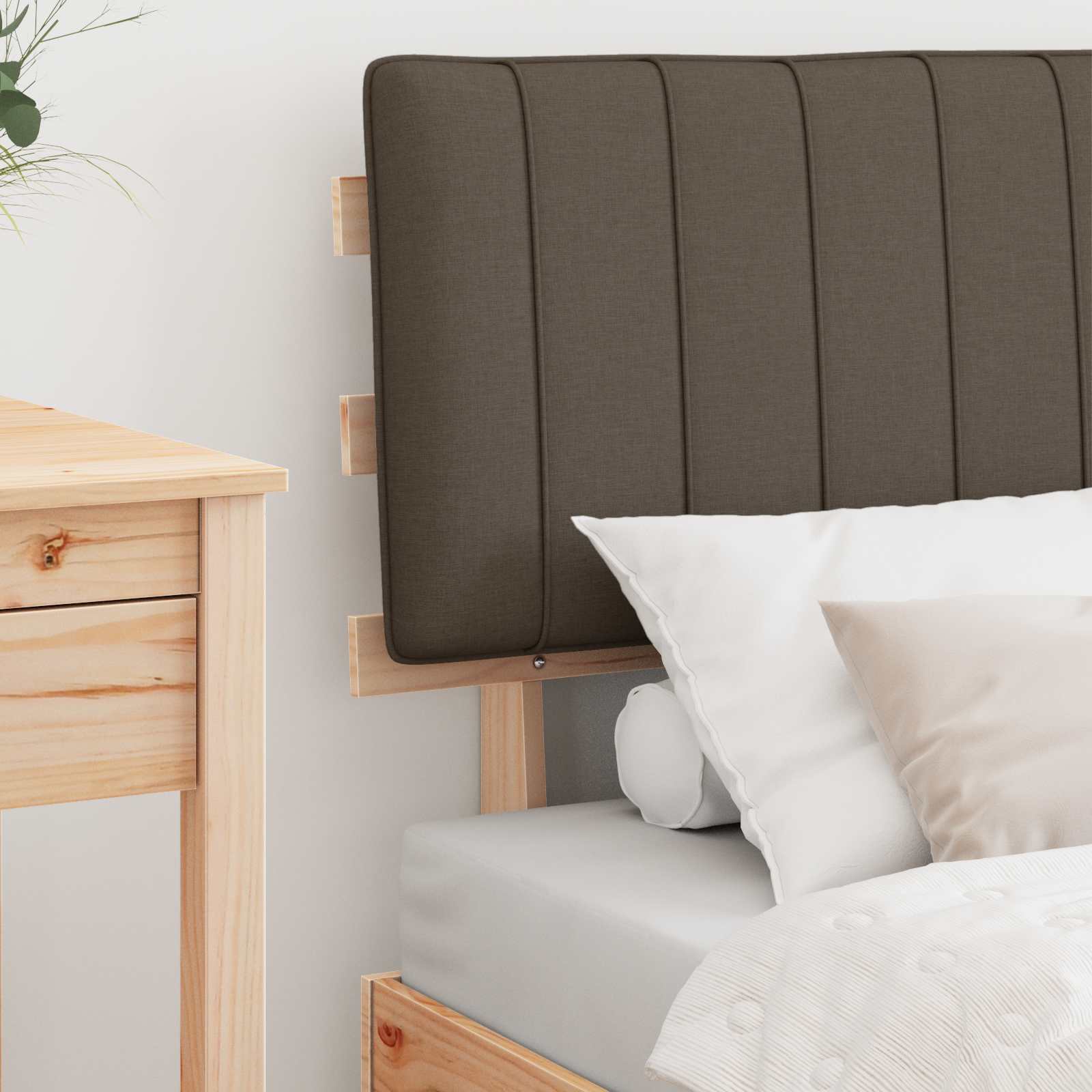 Letto con Testiera Rivestita Talpa 75 x 190 cm Pino massello | homemem39