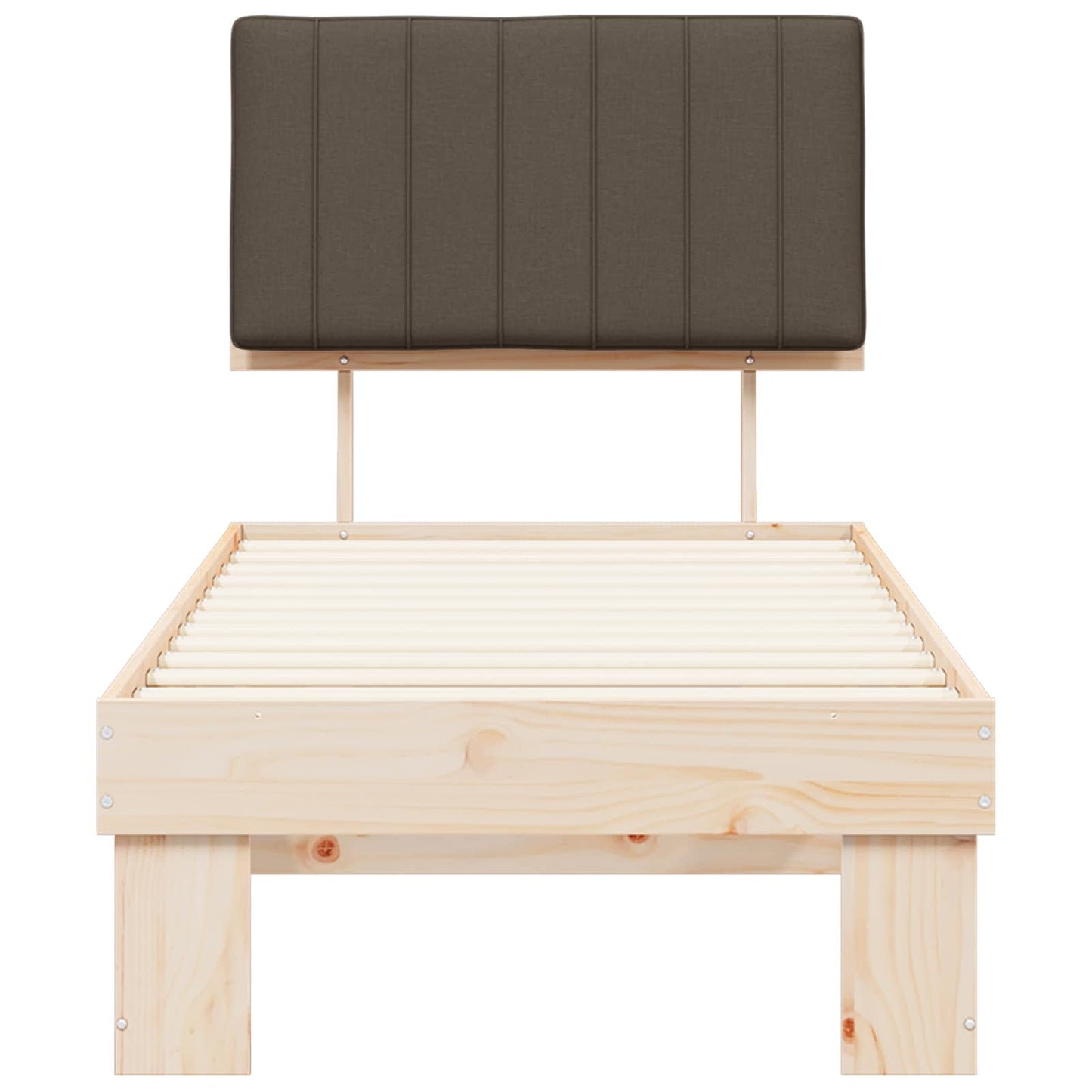 Letto con Testiera Rivestita Talpa 75 x 190 cm Pino massello | homemem39