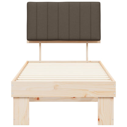 Letto con Testiera Rivestita Talpa 75 x 190 cm Pino massello | homemem39