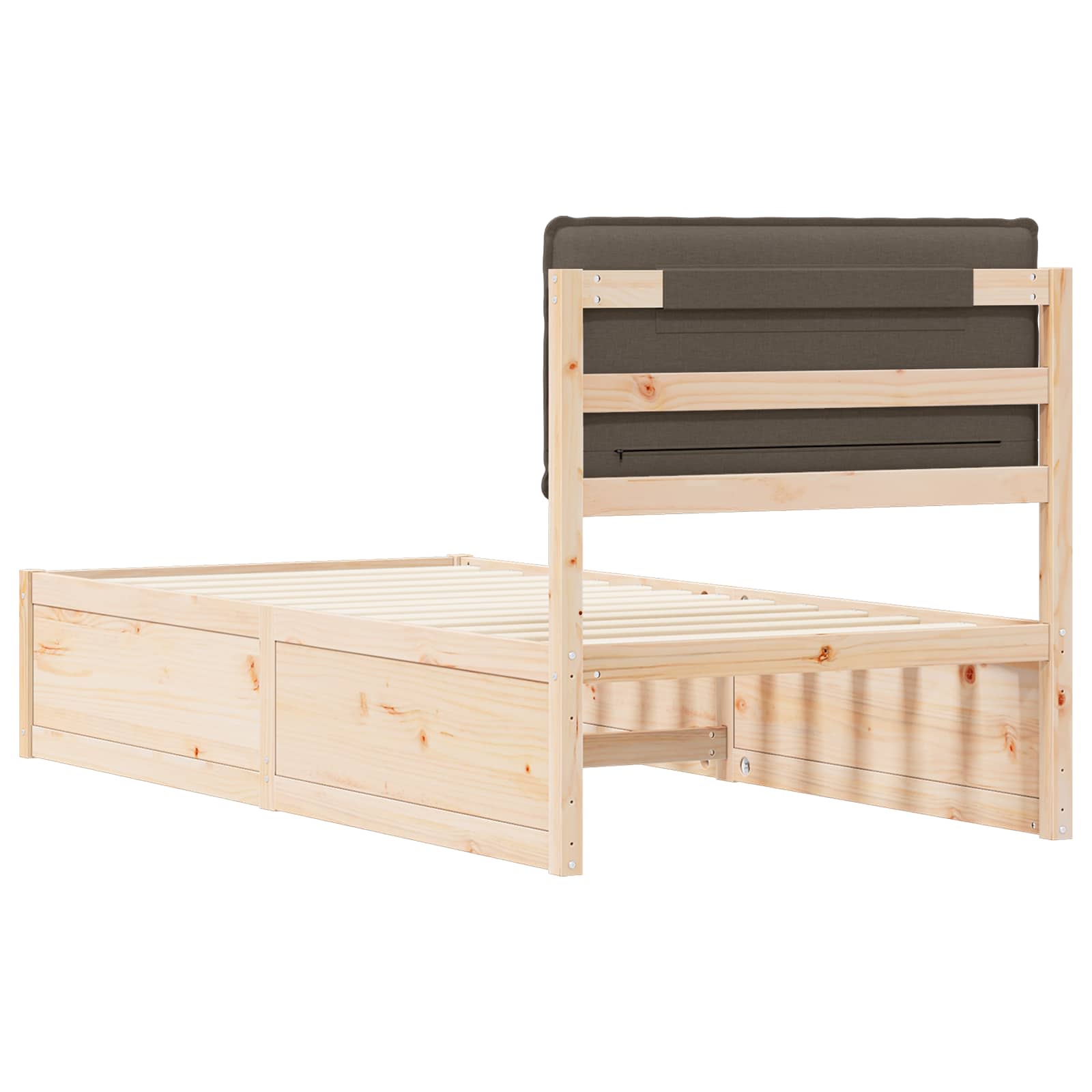 Letto con Testiera Rivestita Talpa 90 x 190 cm Pino massello | homemem39