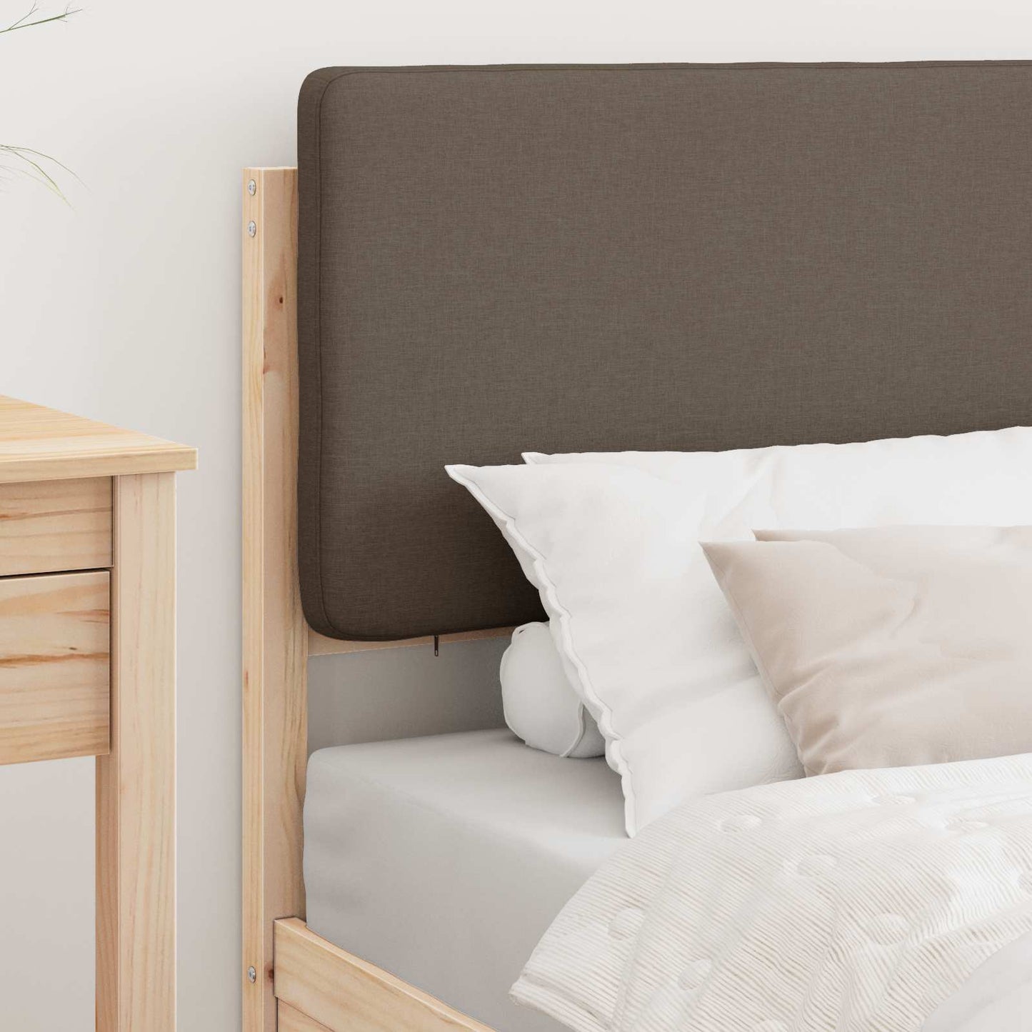 Letto con Testiera Rivestita Talpa 90 x 200 cm Pino massello | homemem39