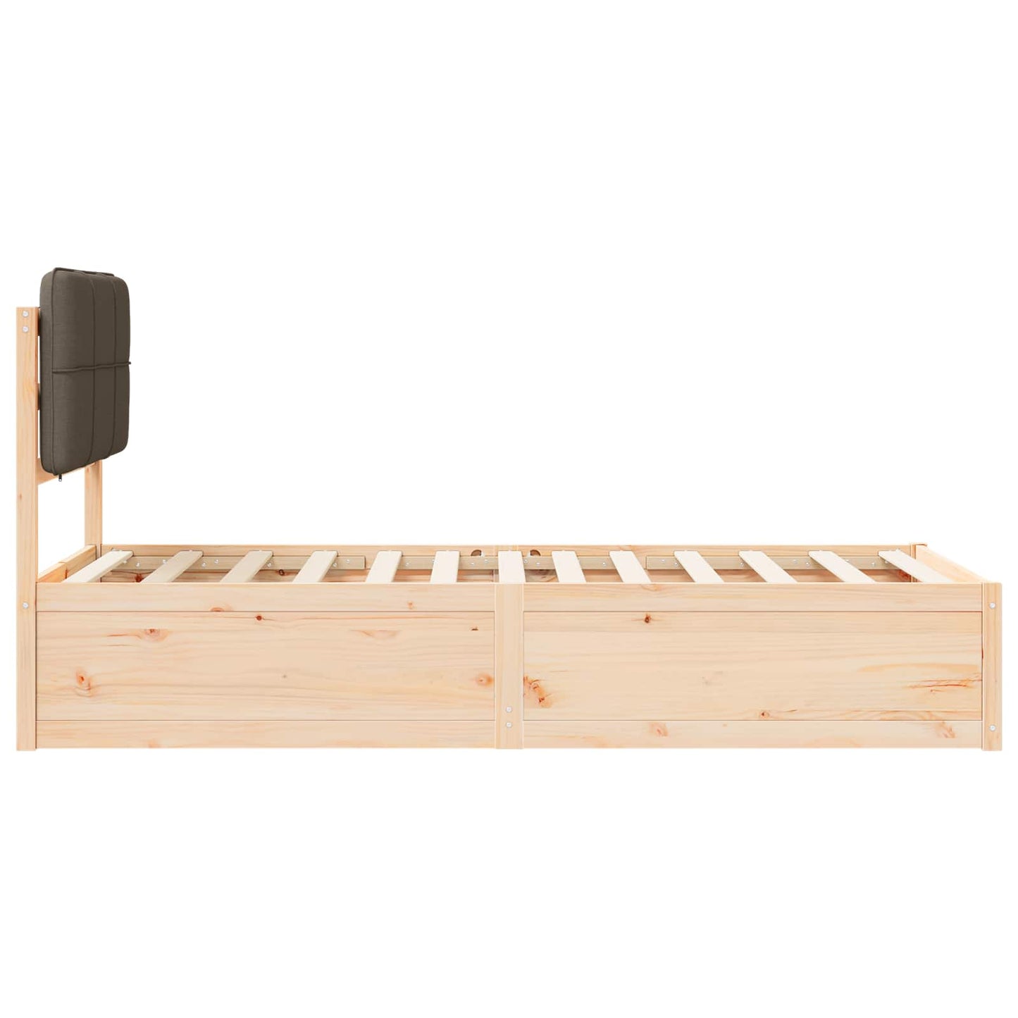 Letto con Testiera Rivestita Talpa 100 x 200 cm Pino massello | homemem39