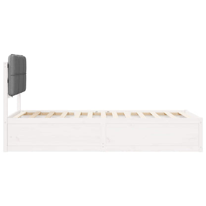 Letto con Testiera Rivestita Grigio chiaro 80 x 200 cm | homemem39