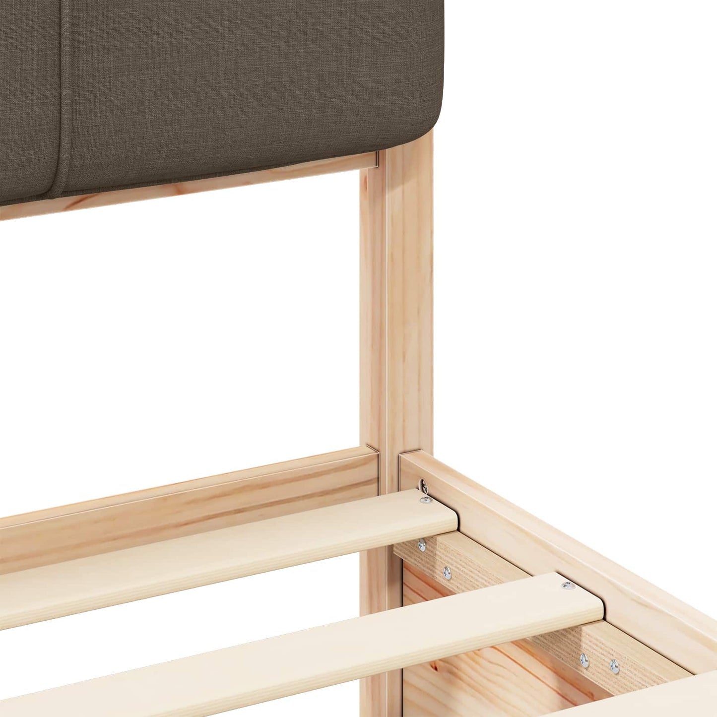Letto con Testiera Rivestita Talpa 75 x 190 cm Pino massello | homemem39