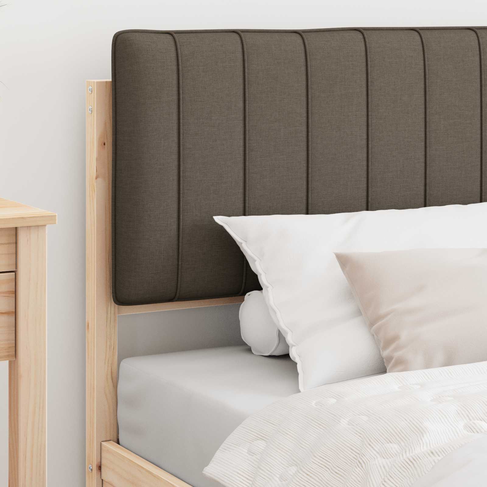 Letto con Testiera Rivestita Talpa 100 x 200 cm Pino massello | homemem39