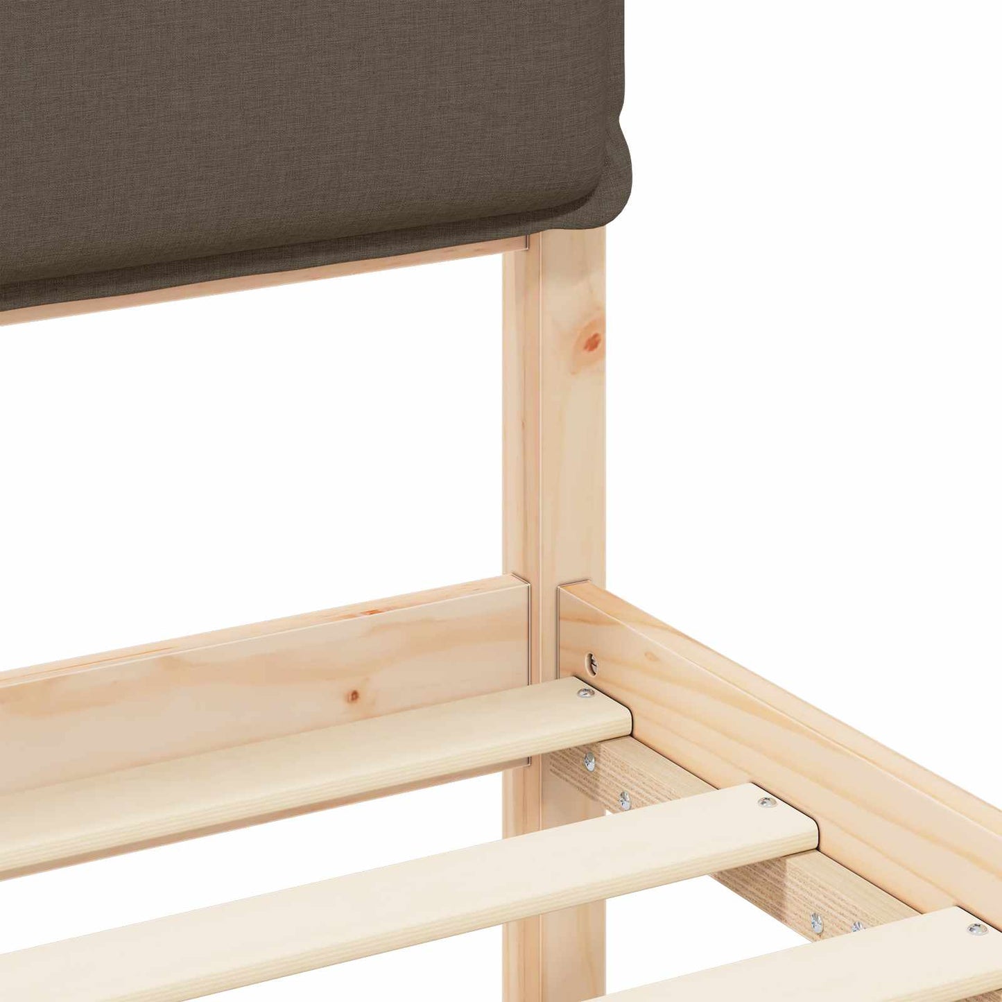 Letto con Testiera Rivestita Talpa 75 x 190 cm Pino massello