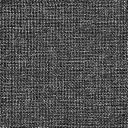 Letto con Testiera Rivestita Grigio scuro 160 x 200 cm