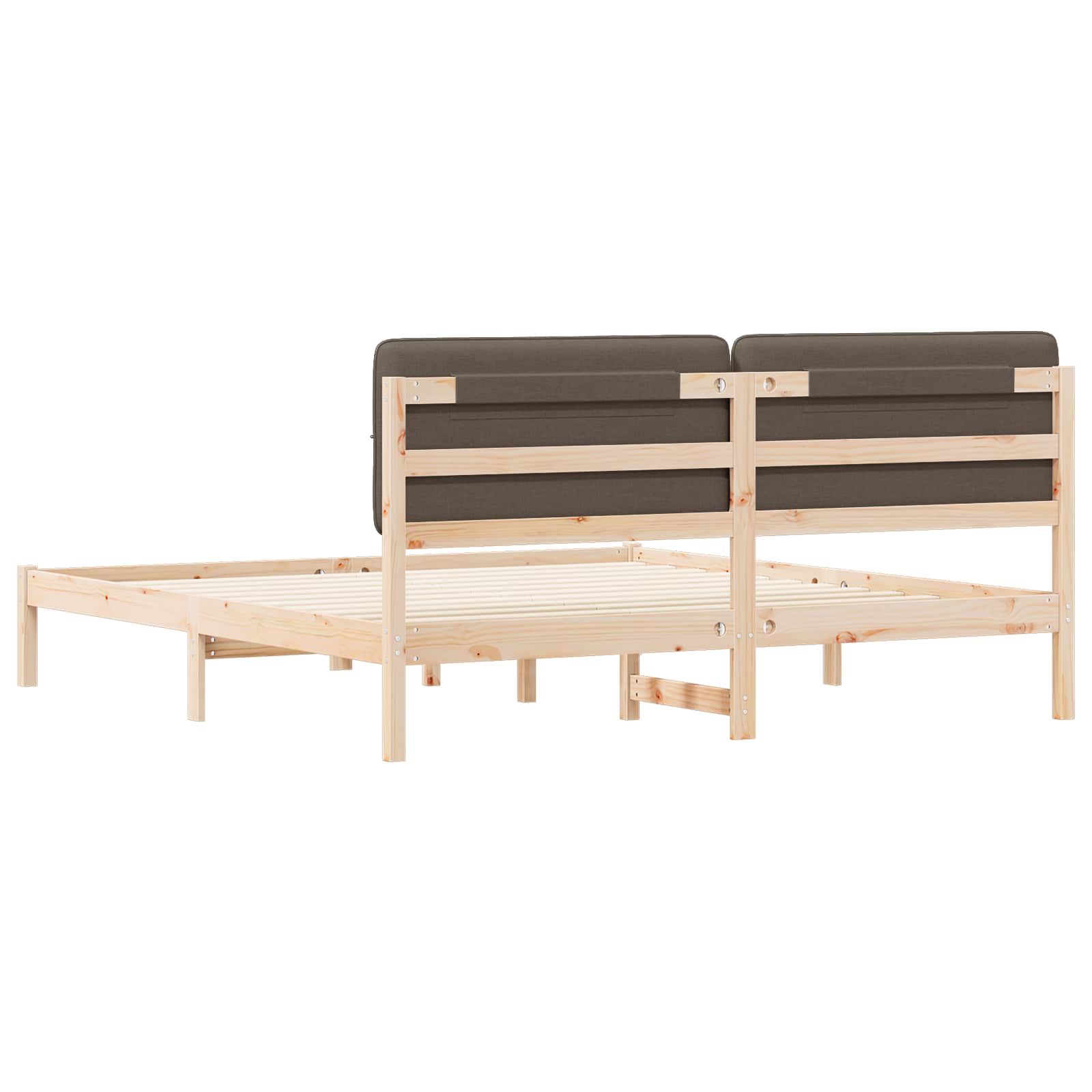 Letto con Testiera Rivestita Talpa 180 x 200 cm Pino massello | homemem39