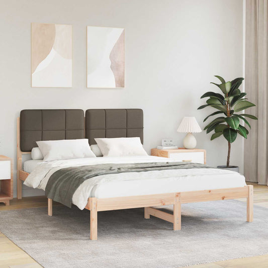Letto con Testiera Rivestita Talpa 160 x 200 cm Pino massello | homemem39