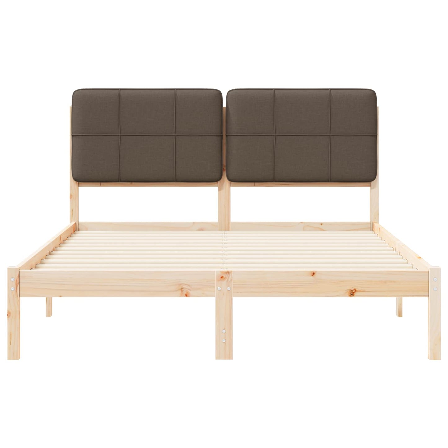 Letto con Testiera Rivestita Talpa 140 x 200 cm Pino massello | homemem39