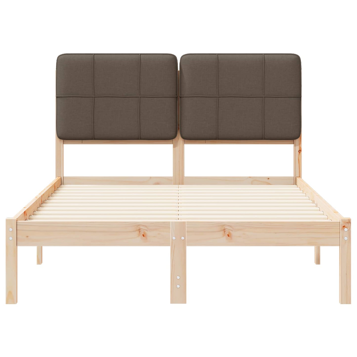 Letto con Testiera Rivestita Talpa 120 x 200 cm Pino massello | homemem39