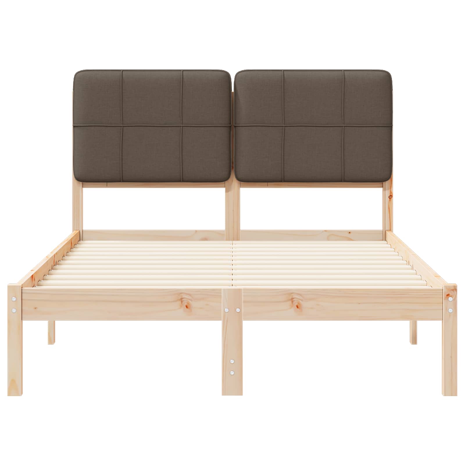 Letto con Testiera Rivestita Talpa 120 x 200 cm Pino massello | homemem39