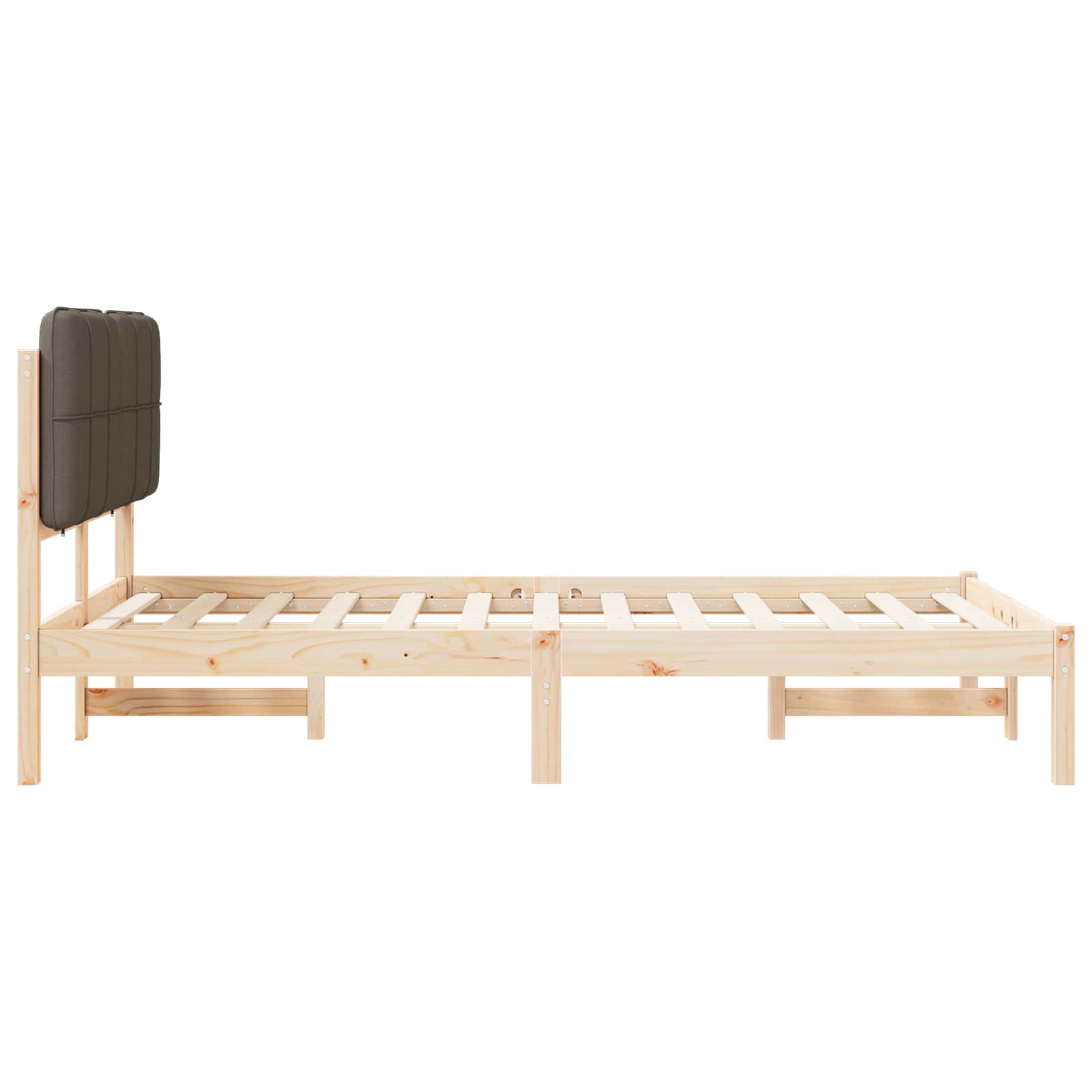 Letto con Testiera Rivestita Talpa 120 x 200 cm Pino massello | homemem39