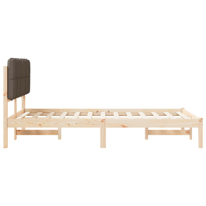 Letto con Testiera Rivestita Talpa 120 x 200 cm Pino massello | homemem39
